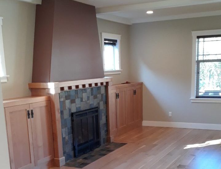 A freshly painted Silverdale living room!